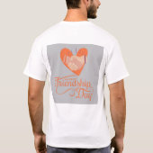 国際友情デー Tシャツ (裏面)