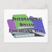 国際図書館司書の日 ポストカード (正面)