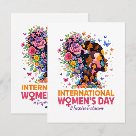 国際女性の日 シーズンカード (正面/裏面)