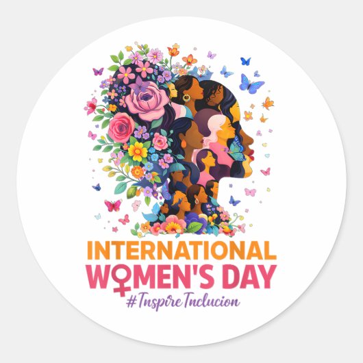 国際女性の日 ラウンドシール (正面)
