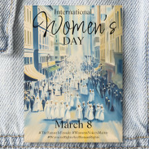 国際女性デーのサフラジェット