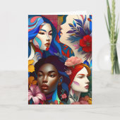 国際女性デーの歴史 カード (正面)