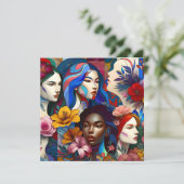 国際女性デーの歴史 カード (スタンド正面)