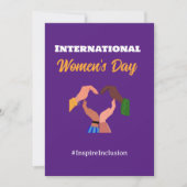 国際女性デー2025 インクルージョン フェミニスト 招待状 (正面)