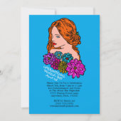 国際女性デー オーブン ヘア レディ パーティ 招待状 (正面)