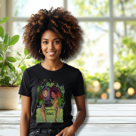 国際女性デー ポートレート「共に強く」 Tシャツ