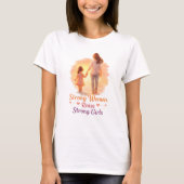 国際女性デー 強い女性 Tシャツ (正面)