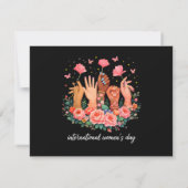 国際女性デー 2026年3月8日 招待状 (裏面)