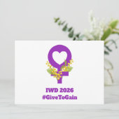 国際女性デー 2026 IWD Give To Gain (スタンド正面)