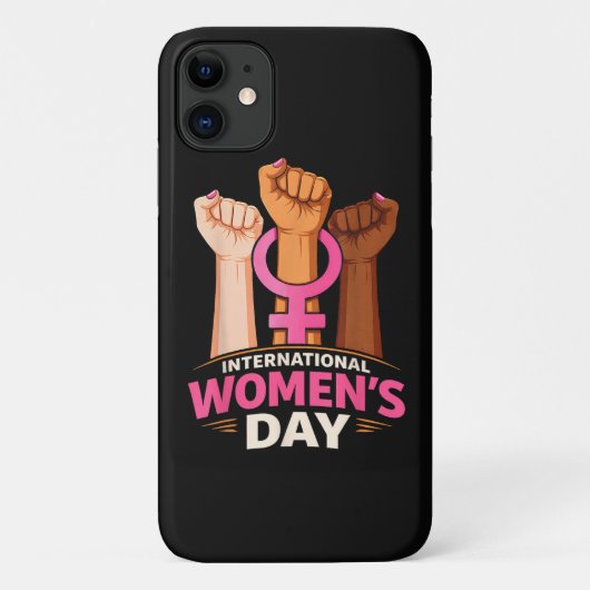 国際女性デー 3月8日 Case-Mate iPhoneケース (裏面)
