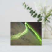 国際宇宙ステーションから見た南極光 ポストカード (スタンド正面)