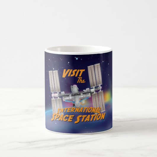 国際宇宙ステーションを訪れよう コーヒーマグカップ (中央)