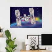 国際宇宙ステーション ポスター (ホームオフィス)