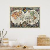 国際宇宙マップ ポスター (キッチン)