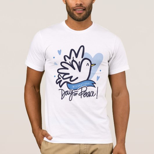 国際平和デーにピッタリなTシャツ!9月21日 Tシャツ (正面)