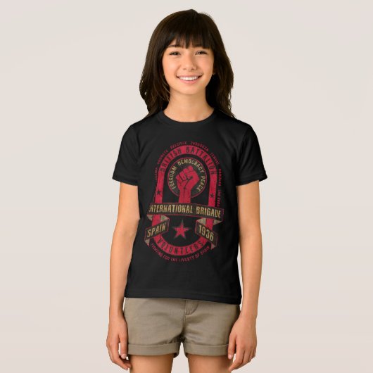 国際旅団大隊 トライブレンドＴシャツ (正面全面)