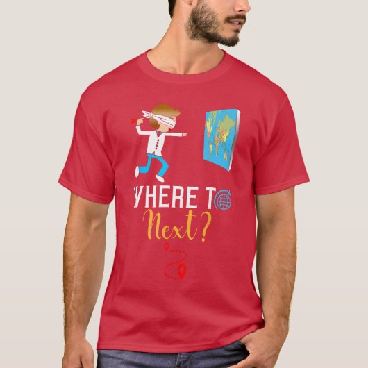 国際旅行好きな人へのギフト Tシャツ (正面)