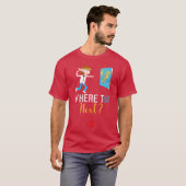 国際旅行好きな人へのギフト Tシャツ (正面フル)