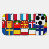 国際旗コレクション、世界の旗 iPhoneケース (裏面横)
