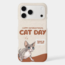 国際猫の日 スフィンクスお祝いアート