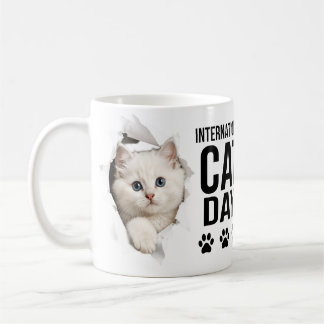 国際猫の日 記念 コーヒーマグカップ