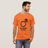 国際男性デーのデザイン Tシャツ (正面フル)