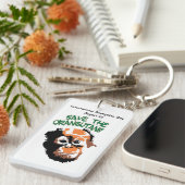 国際的なオランウータン日 キーホルダー (正面右)