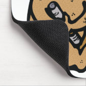 国際的なビーバー日の漫画のビーバー マウスパッド (コーナー)