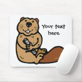 国際的なビーバー日の漫画のビーバー マウスパッド (マウス)