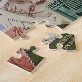 国際的な切手のコレクション ジグソーパズル (側面)