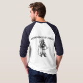 国際的な商業ダイバー Tシャツ (裏面フル)