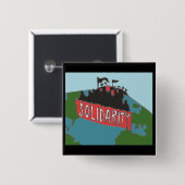 国際的な団結ボタン 缶バッジ (正面&裏面)