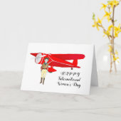 国際的な女性の日 カード (黄色い花)