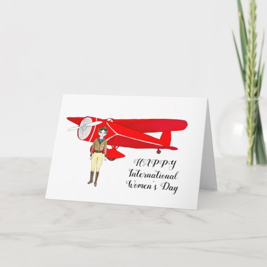 国際的な女性の日 カード (正面)