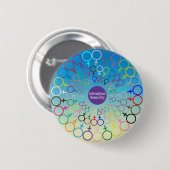 国際的な女性の日 缶バッジ (正面&裏面)