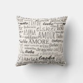 国際的な愛原稿の枕 クッション (裏面)