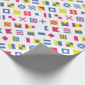 国際的な旗コードギフト用包装紙 ラッピングペーパー (角)