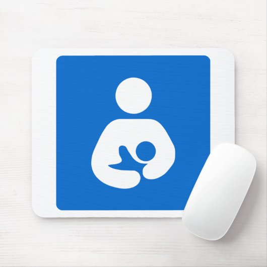国際的な母乳で育てる記号 マウスパッド (マウス)