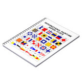 国際的な海上シグナルフラグ ノートブック (左側)