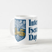 国際的な紋章学日のマグ コーヒーマグカップ (正面左)