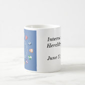 国際的な紋章学日2014年 コーヒーマグカップ (中央)