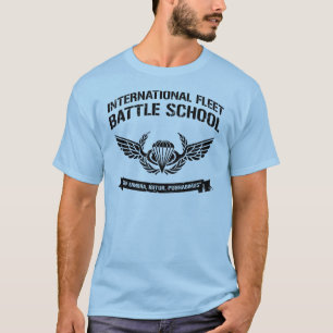 国際的な艦隊の戦いの学校Ender Tシャツ