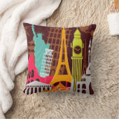 国際的な記念碑 クッション (ブランケット)