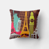 国際的な記念碑 クッション (裏面)