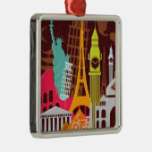 国際的な記念碑 メタルオーナメント (右)