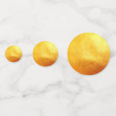 国際的な金ゴールドの願いのラットの新年2020年のConf コンフェッティ (裏面)