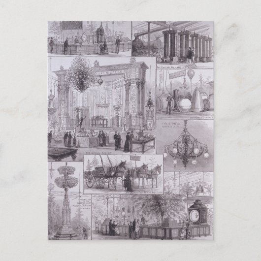 国際的な電気展覧会 ポストカード (正面)