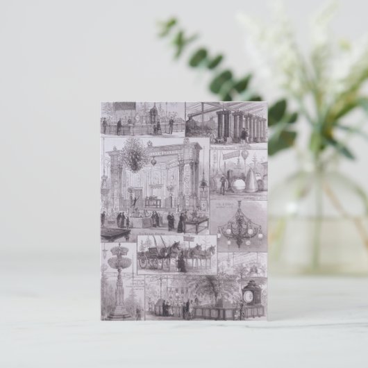 国際的な電気展覧会 ポストカード (スタンド正面)