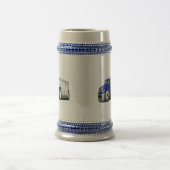 国際的な青白の配達用トラック ビールジョッキ (中央)