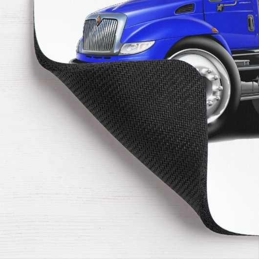 国際的な青白の配達用トラック マウスパッド (コーナー)